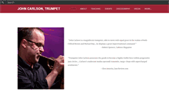 Desktop Screenshot of johncarlsontrumpet.com