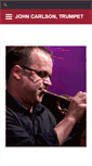 Mobile Screenshot of johncarlsontrumpet.com